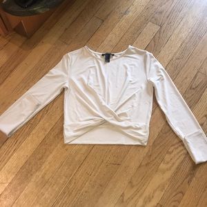 Forever 21 nude crop top